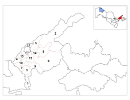 Distretto di Ohangaron – Mappa