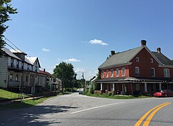 Houses along Fairplay Road and Spielman Road in Fairplay