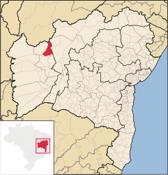 Mansidão – Mappa