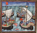 The Battle of Arnemuiden in 1338.