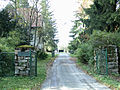 Einfahrt zum Feldberg-Observatorium