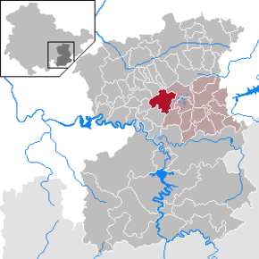 Poziția Knau pe harta districtului Saale-Orla-Kreis