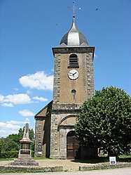 The church in Viménil