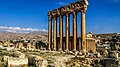 Massive columns of the Temple of Jupiter