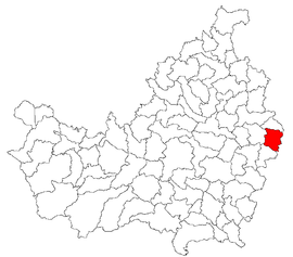 Location in Cluj County