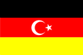 Flag used by Turks in Germany[72]