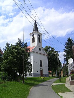 A püspöklaki római katolikus templom