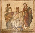 Image 12Roman mosaic of Virgil, the most important Latin poet of the Augustan period (from Culture of Italy)