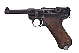 Een Luger P08 pistool