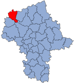 Location within the voivodeship