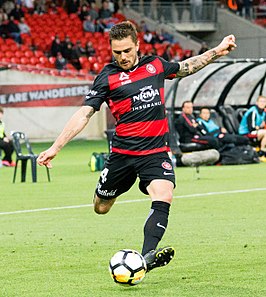 Risdon in 2017 als speler van Western Sydney Wanderers