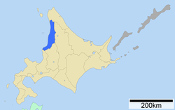 Location of Subprefektur Rumoi