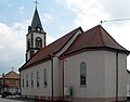 Nordostseite der Kirche St. Gallus