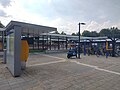 Kaartautomaat en fietsenstalling