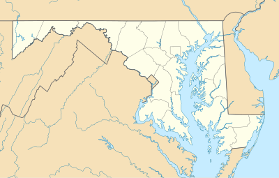 Mapa de localização/Maryland