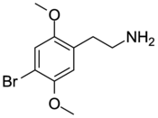 Structuurformule van 2C-B