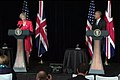 Prime Minister Theresa May and President Barack Obama having their first meeting during the G20 summit in Hangzhou, China, 2016.