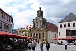 …Iglesia del Hospital, Bayreuth (1748-1750), de Joseph Saint-Pierre y Rudolf Heinrich Richter