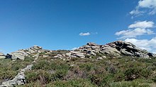 Cima El Cancho, frontera con Trescasas y Rascafría (Madrid)