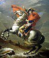 Jacques-Louis David: Dr Napoléon Bonaparte überquert dr Grooss St. Bärnhard