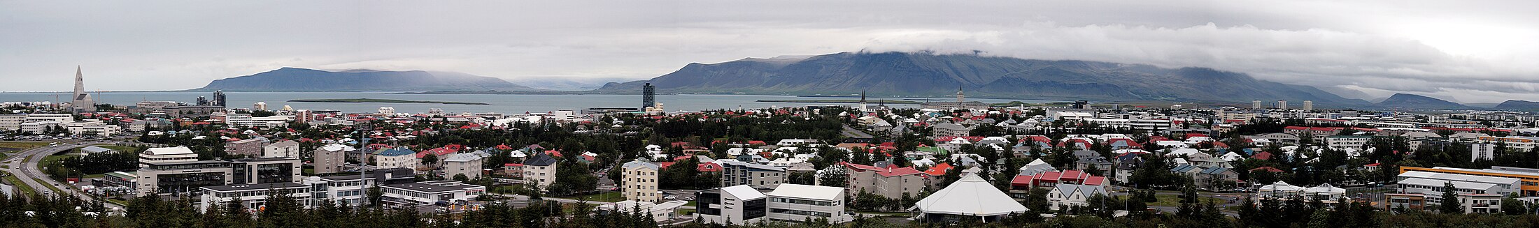 A város egy panorámaképe