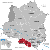 Wathlingen (commune generale): situs