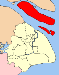 Contea di Chongming – Mappa