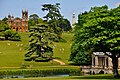 Image 73Hawkwell Field with Gothic temple, Cobham monument and Palladian bridge at Stowe House (from History of gardening)