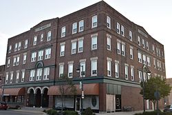 The Hotel Mealey in downtown Oelwein