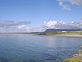 Bun Bulben, with Sligo Bay in the foreground.