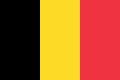 Drapeau de la Belgique utilisée dans le civil (rapport 2:3).