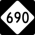 North Carolina Highway 690 marker