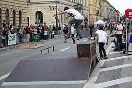 Skater im „Ludwigstadion“ im Mai 2010