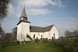 Östra Karups kyrka i april 2009