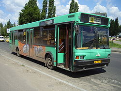 Ein MAZ-104 in Russland, 2006