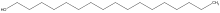 Model struktur 1-heptadekanol