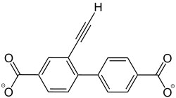 2-Ethynyl-1,1'-biphenyl-4,4'-dicarboxylate