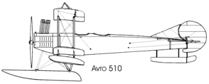 Seitenriss Avro 510