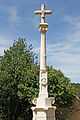 Romanisches Flurkreuz in Châtellenot, Monument historique seit 1926