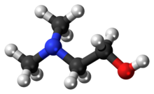 Dimethylethanolamine 3D ball.png