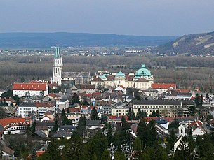 Udsigt over Klosterneuburg