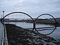 Ponte peonil do paseo da Ribeira de Xuvia