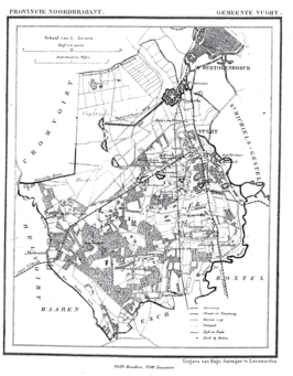 De lunetten in de gemeente Vught in 1866