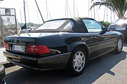 SL 500, Softtop (Heckansicht)