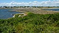 Le continent vu de l'île de Raguenez.