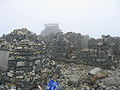 Ruins of the observatory on the summit of Ben Nevis