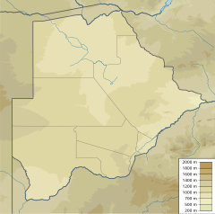 Ramokgwebana River is located in Botswana