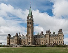 Centre Block, Ottawa, Southeast view 20170422 1.jpg