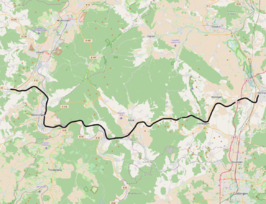 Spoorlijn Ottbergen - Northeim op de kaart