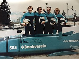 Het team van Ekkehard Fasser in 1988